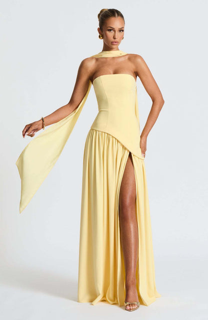 Hampton Royal™ | Lace-Up Back Evening Dress