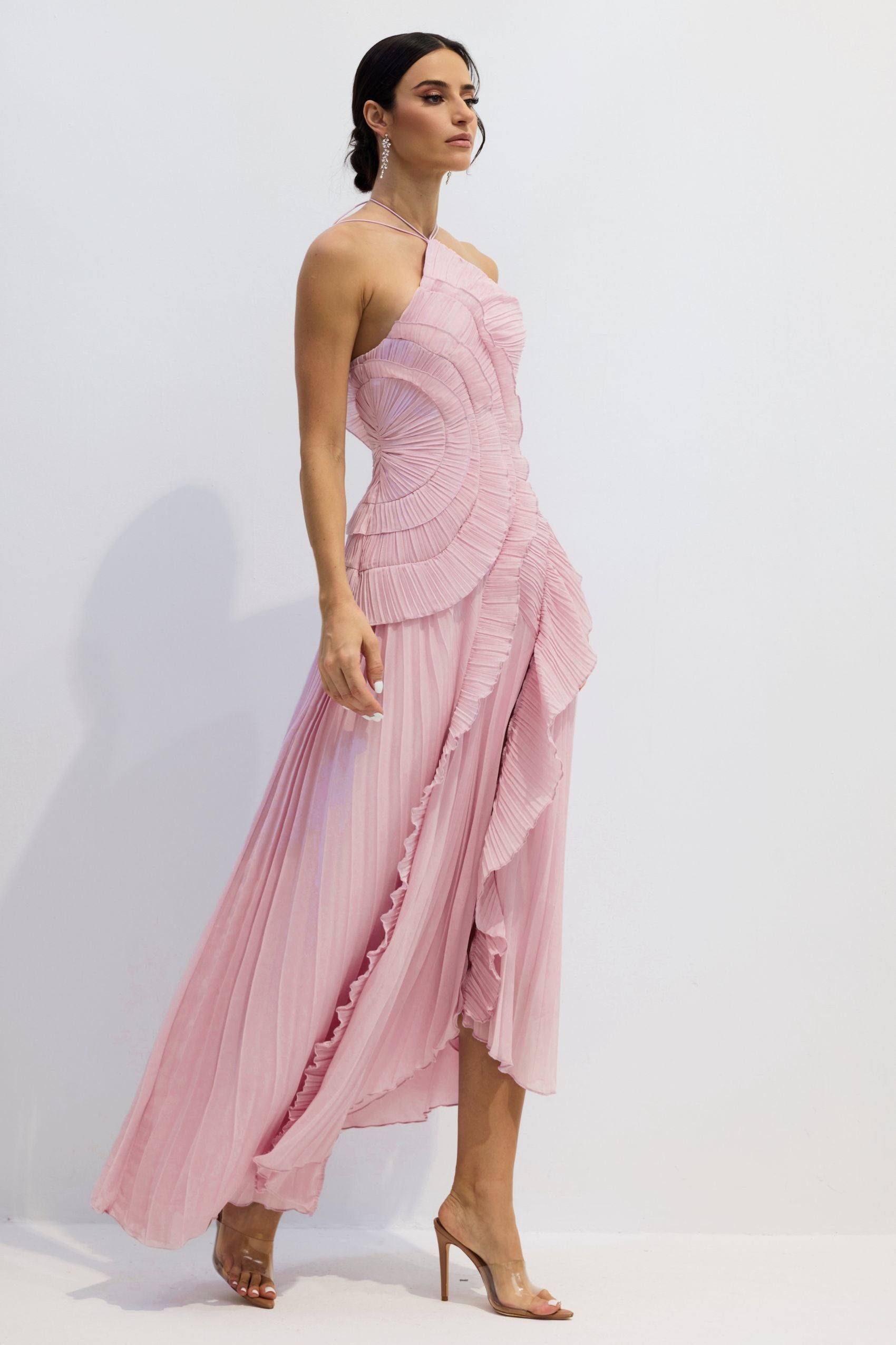 RichmondRomance™ | Patchwork Pleated Gown