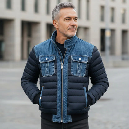 Jori™ | Elegant Quilted Denim Jacket