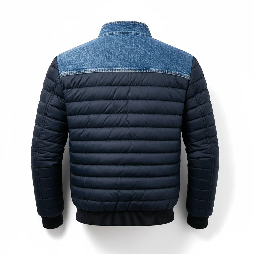 Jori™ | Elegant Quilted Denim Jacket