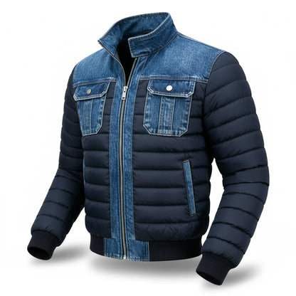 Jori™ | Elegant Quilted Denim Jacket