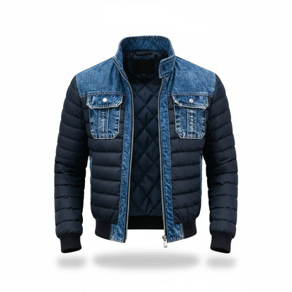 Jori™ | Elegant Quilted Denim Jacket