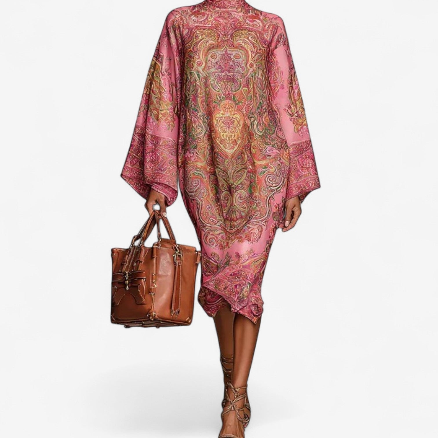 Sofia Crest™ | Elegant Print Midi