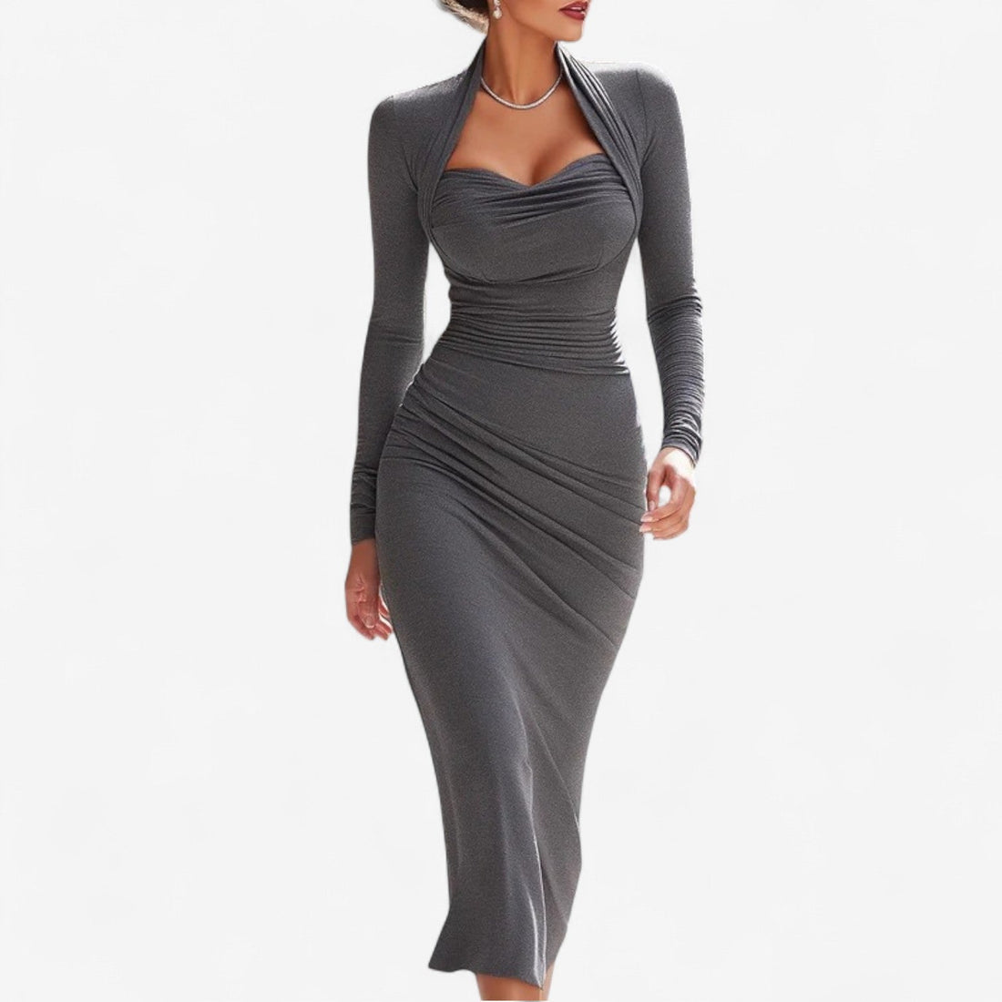 Marina Ellsworth™ | The Sculpted Drape Dress