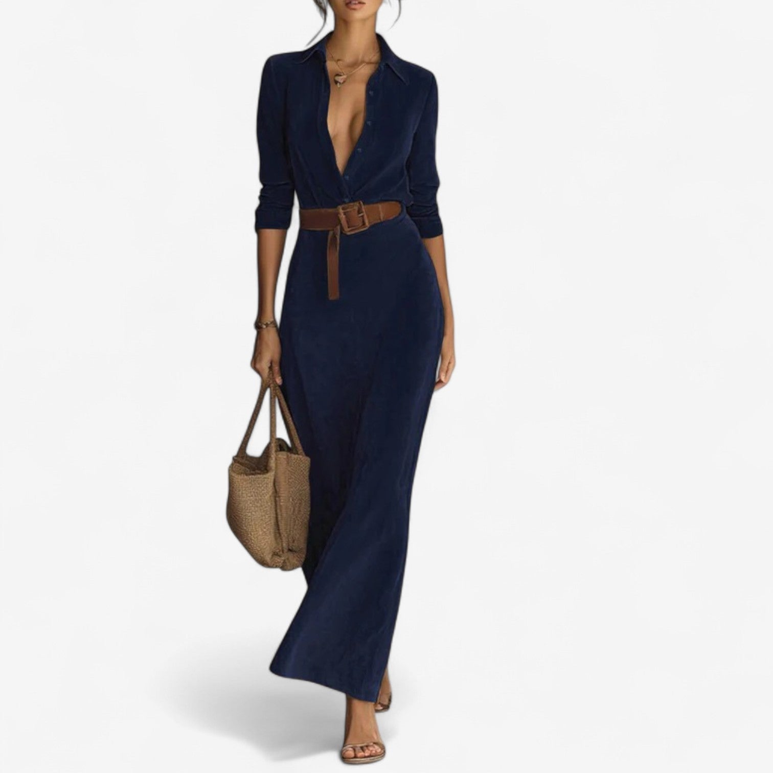 Isabelle Harrow™ | The Satin Whisper Wrap Dress