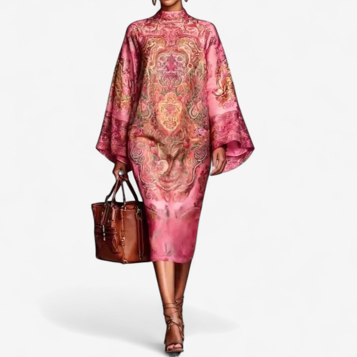 Sofia Crest™ | Elegant Print Midi