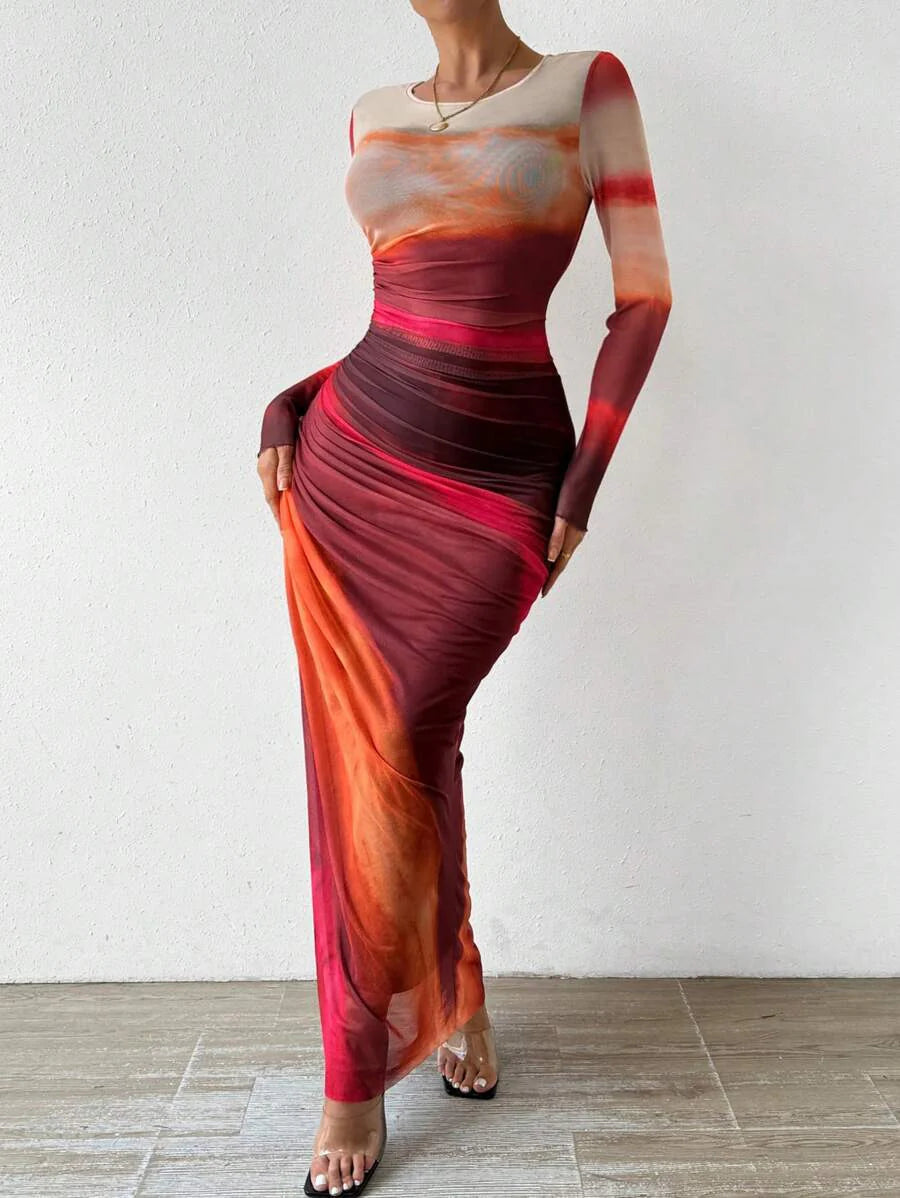 Sutton Bloom™ | Timeless Print Maxi Dress