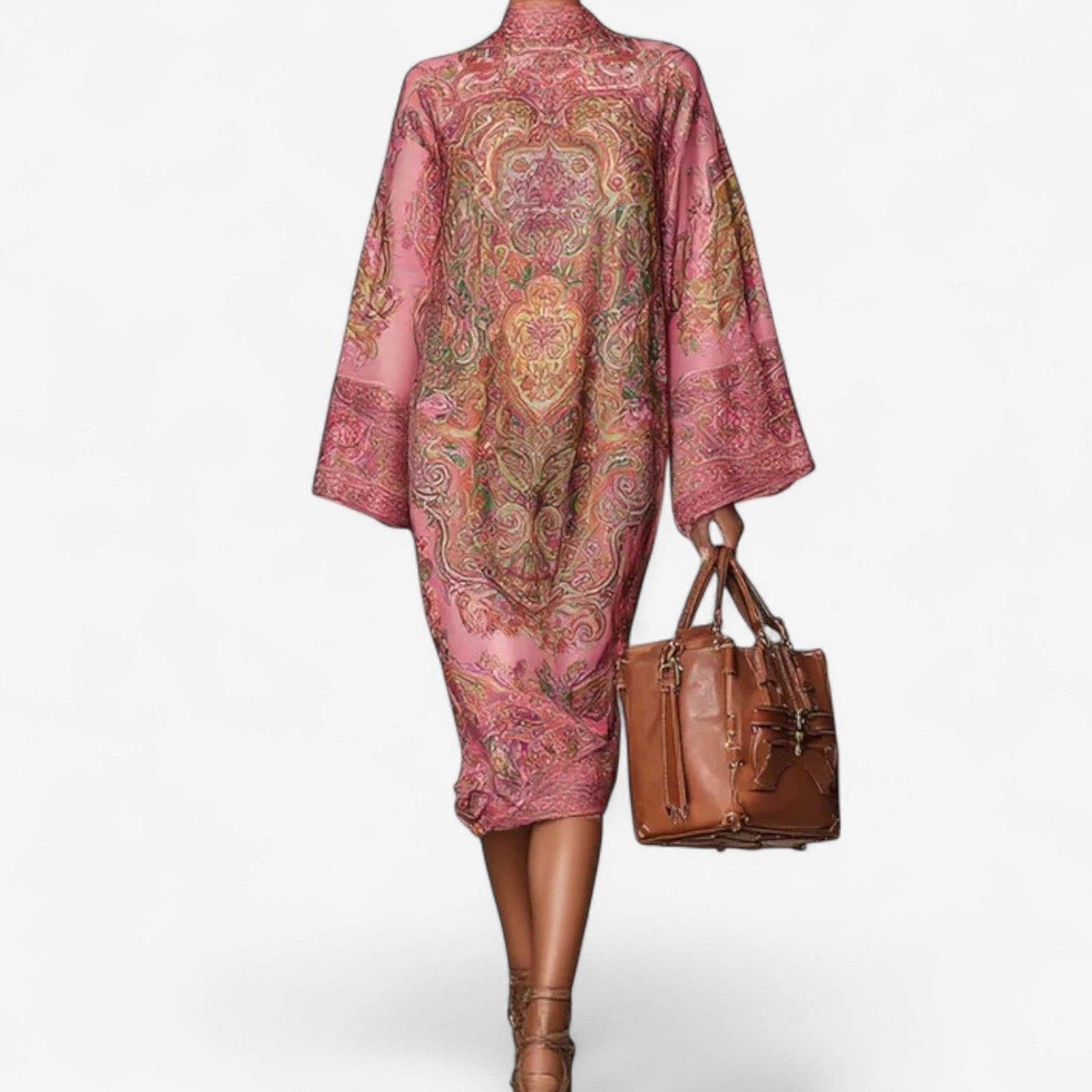 Sofia Crest™ | Elegant Print Midi