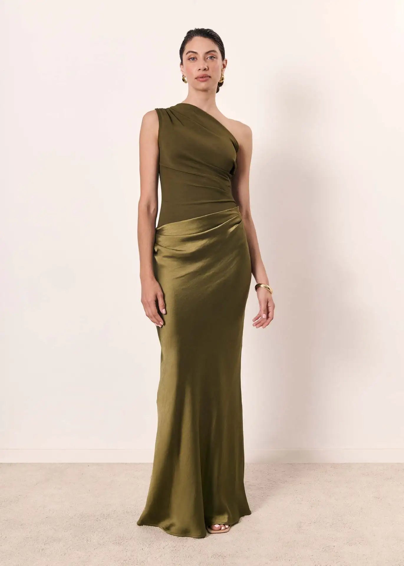 Amara Frost™ | Timeless Drape Dress