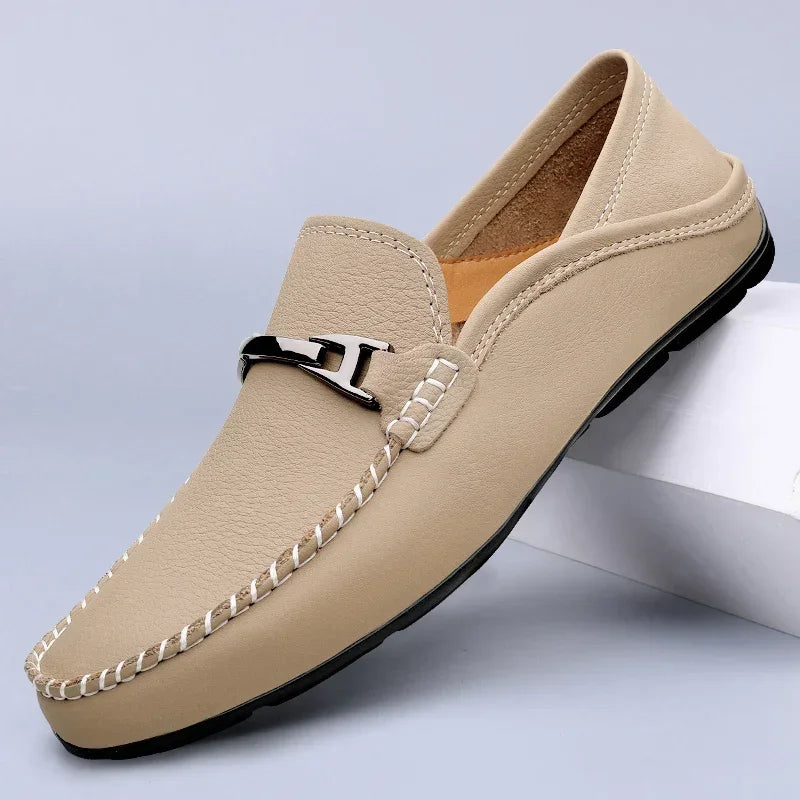 City of London™ | Bit-Detail Leather Loafers