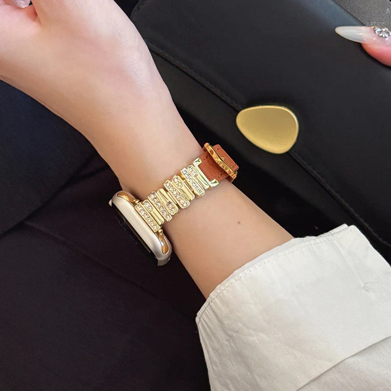Riveton Edge™ | Premium Leather Apple Band