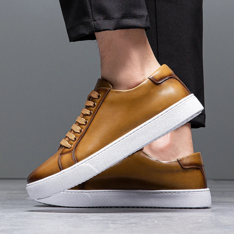 London Grain™ | Genuine Leather Board Shoes
