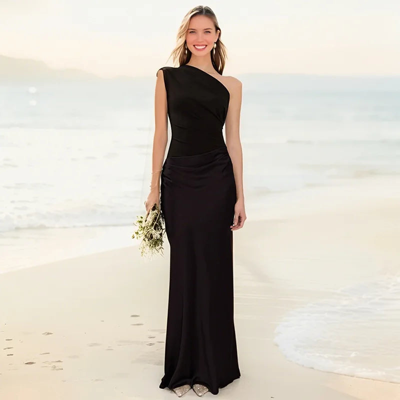 Amara Frost™ | Timeless Drape Dress
