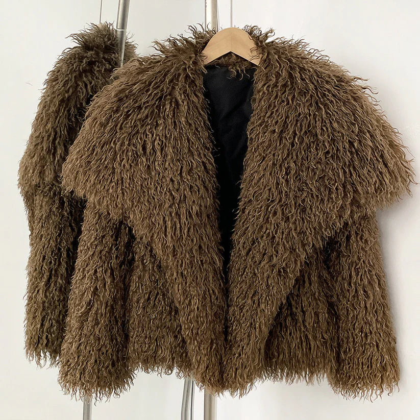 Loxley Drift™ | Curl Texture Statement Coat