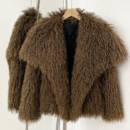 Loxley Drift™ | Curl Texture Statement Coat