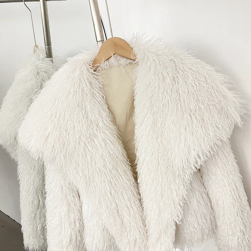 Loxley Drift™ | Curl Texture Statement Coat