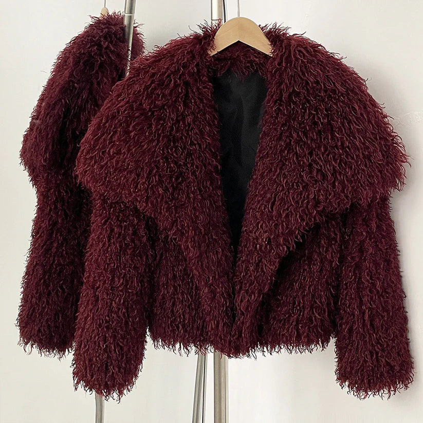 Loxley Drift™ | Curl Texture Statement Coat