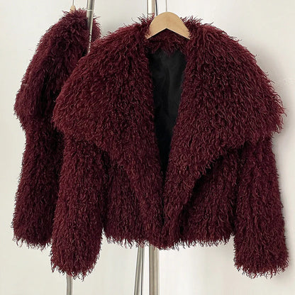 Loxley Drift™ | Curl Texture Statement Coat