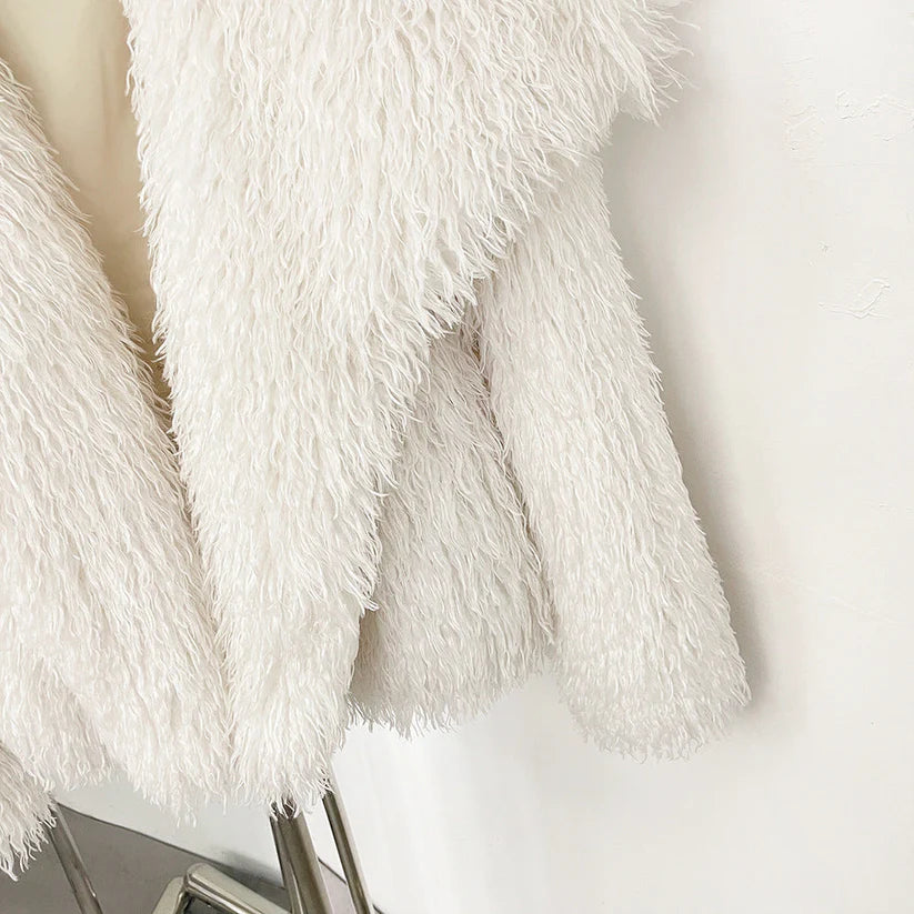 Loxley Drift™ | Curl Texture Statement Coat