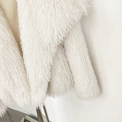 Loxley Drift™ | Curl Texture Statement Coat