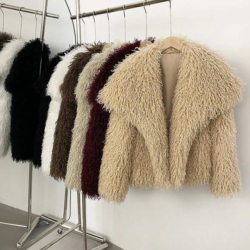 Loxley Drift™ | Curl Texture Statement Coat