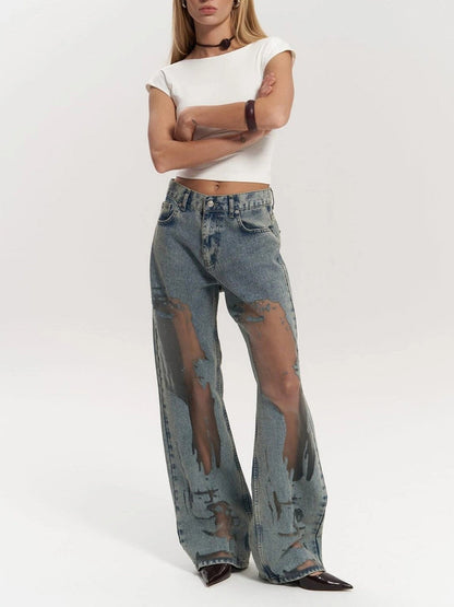 Northern Quarter™ | Washed Hollow Denim