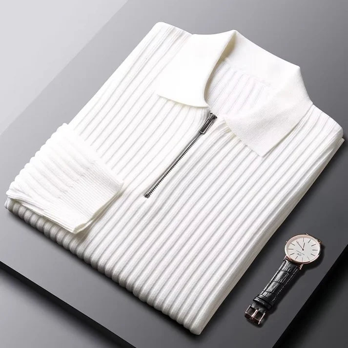 Frank Hardy™ | Quarter‑Zip Polo Sweater