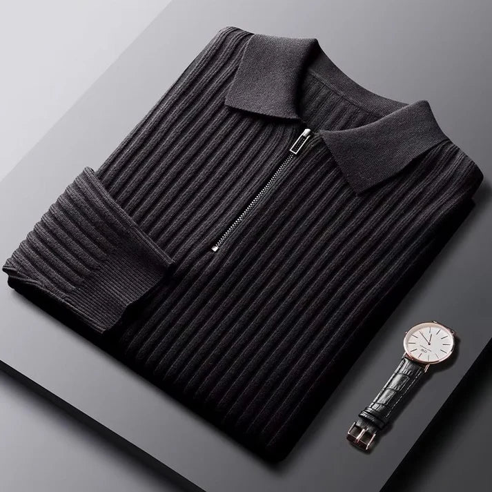 Frank Hardy™ | Quarter‑Zip Polo Sweater
