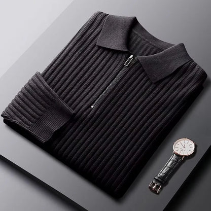 Frank Hardy™ | Quarter‑Zip Polo Sweater