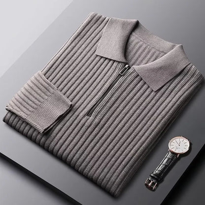 Frank Hardy™ | Quarter‑Zip Polo Sweater