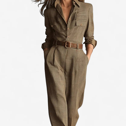 Richmond Edge™ | Tailored Tweed Jumpsuit