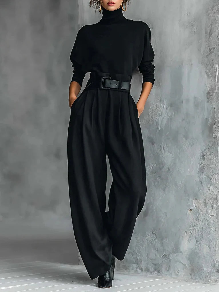 Sloane Edge™ | Modern Black Co-ord Set