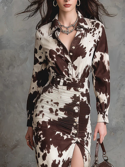 Clara Vale™ | Rustic Muse Shirt Dress