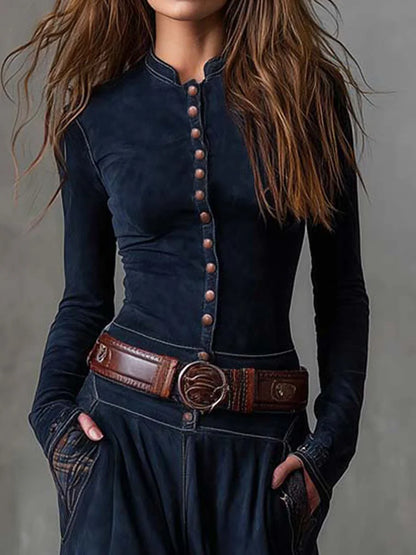 Amara Leigh™ | The Hawthorn Patchwork Dress &amp; Belt