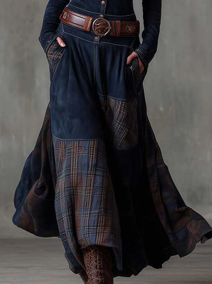 Amara Leigh™ | The Hawthorn Patchwork Dress &amp; Belt