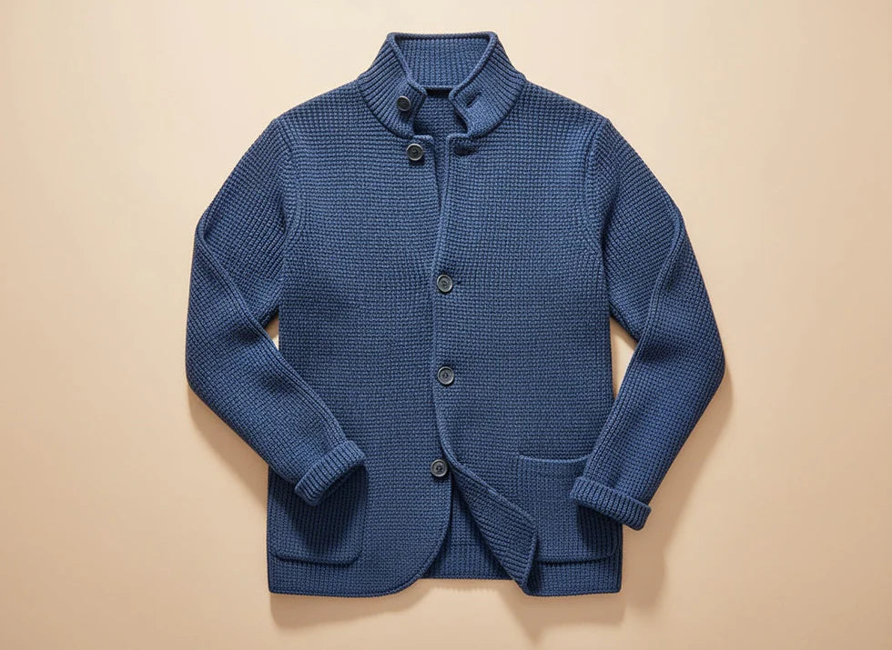 Ellington Crest™ | The WoolEase Cardigan