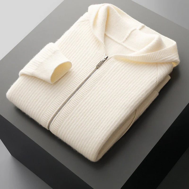 Eversfield Line™ | Refined Zip Merino Hoodie