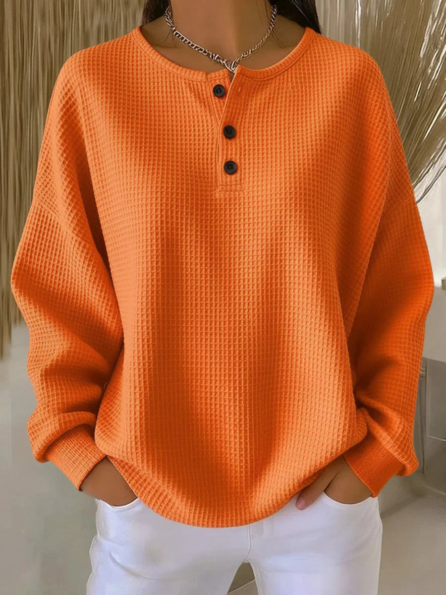 Anne™ | Casual Sweatshirt with Collar