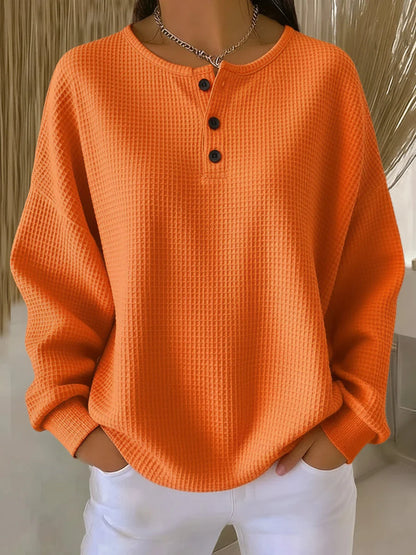 Anne™ | Casual Sweatshirt with Collar