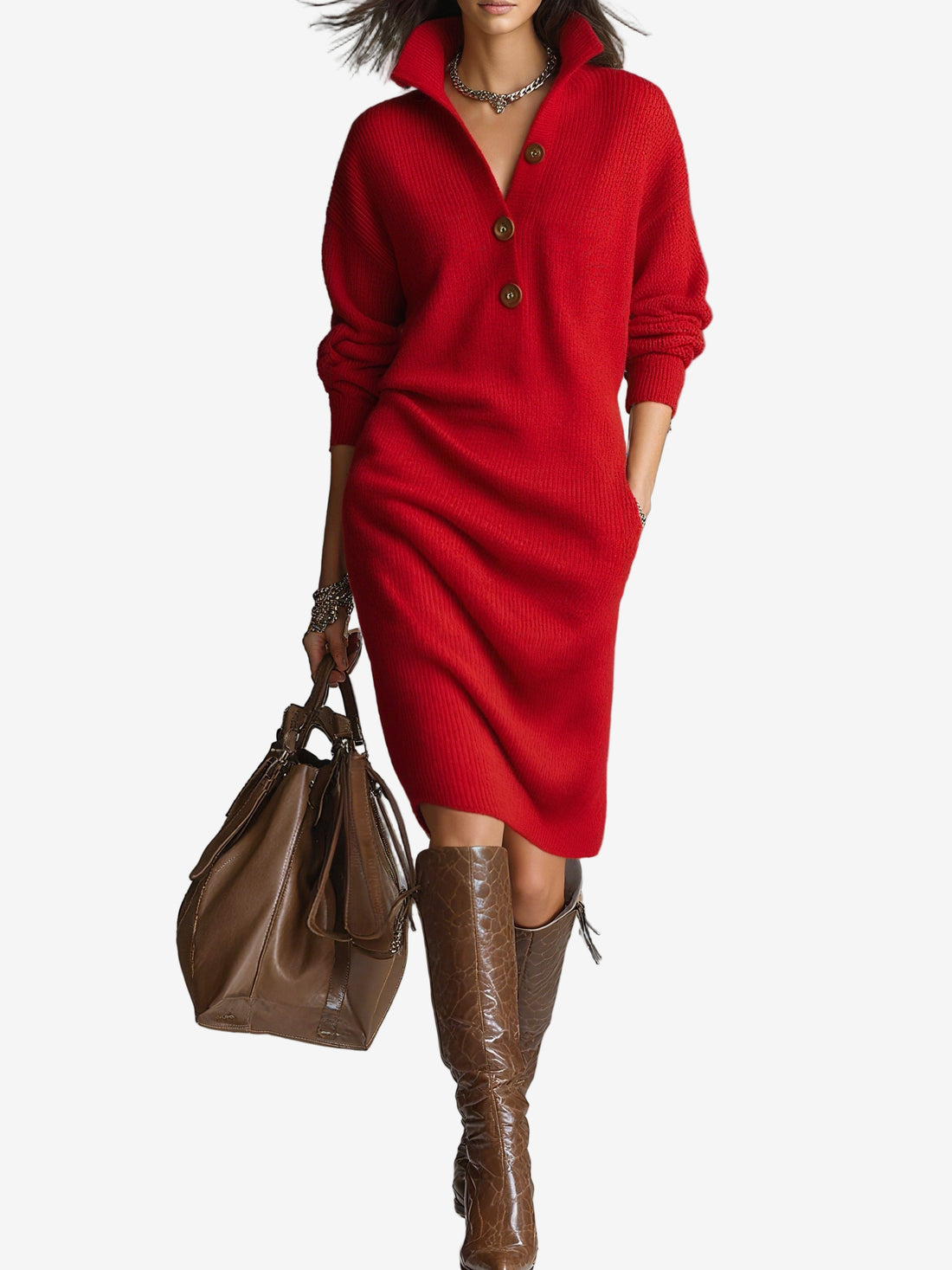 Clara Duvall™ | Cosy Elegance Dress
