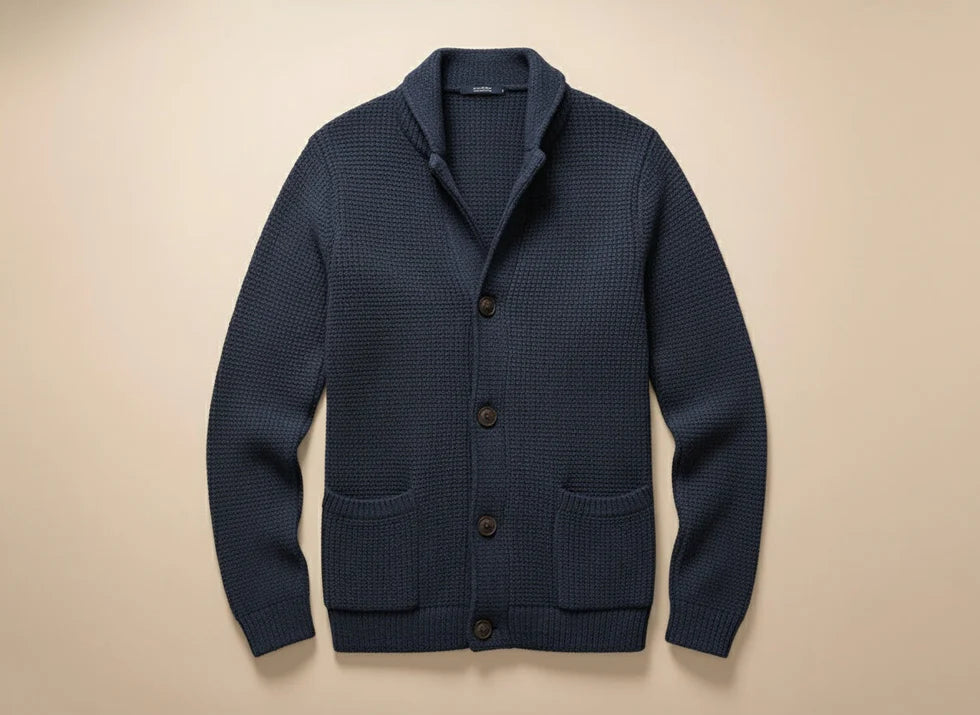 Ellington Crest™ | The WoolEase Cardigan