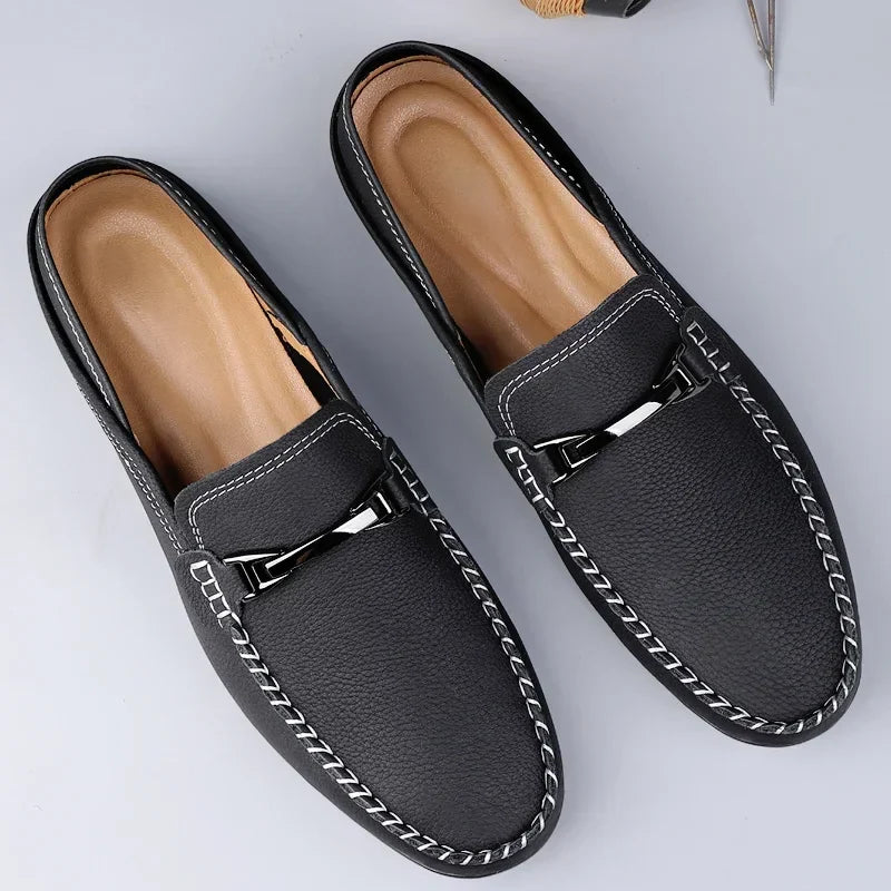 City of London™ | Bit-Detail Leather Loafers