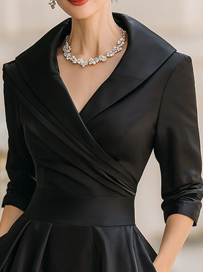 Clara Wynn™ | Lustrous Satin Midi