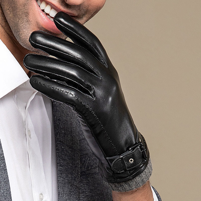 Leonard Noir™ | Genuine Sheepskin Leather Gloves