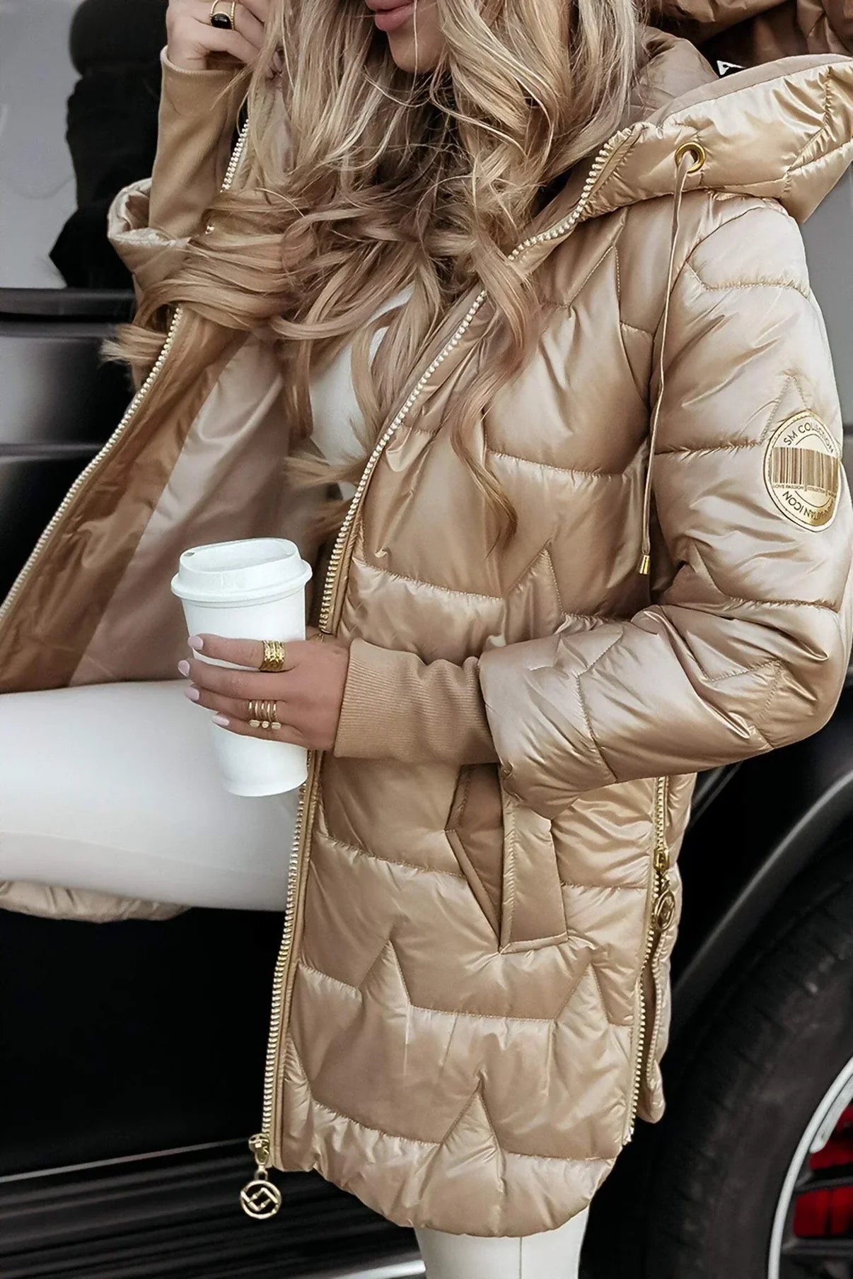 Valeria Luxe™ | Lined Winter Hood Coat
