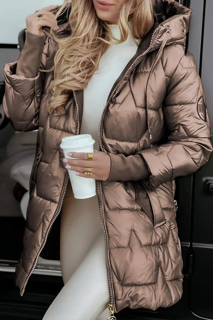 Valeria Luxe™ | Lined Winter Hood Coat