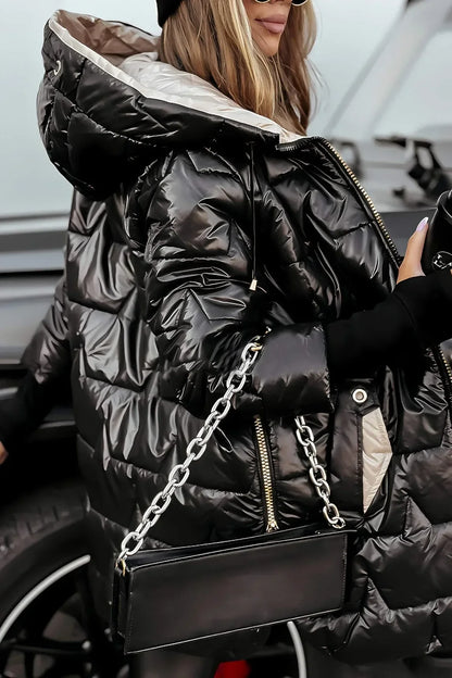 Valeria Luxe™ | Lined Winter Hood Coat
