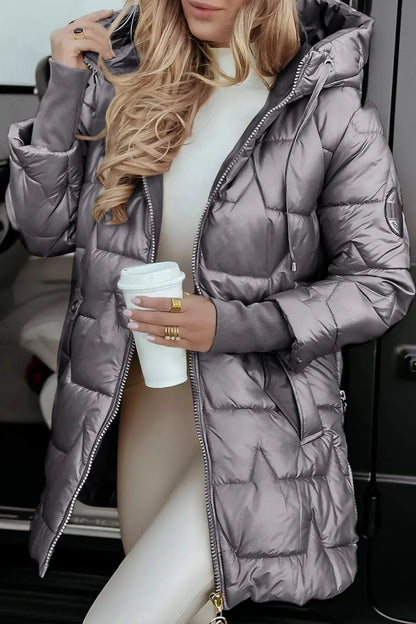Valeria Luxe™ | Lined Winter Hood Coat