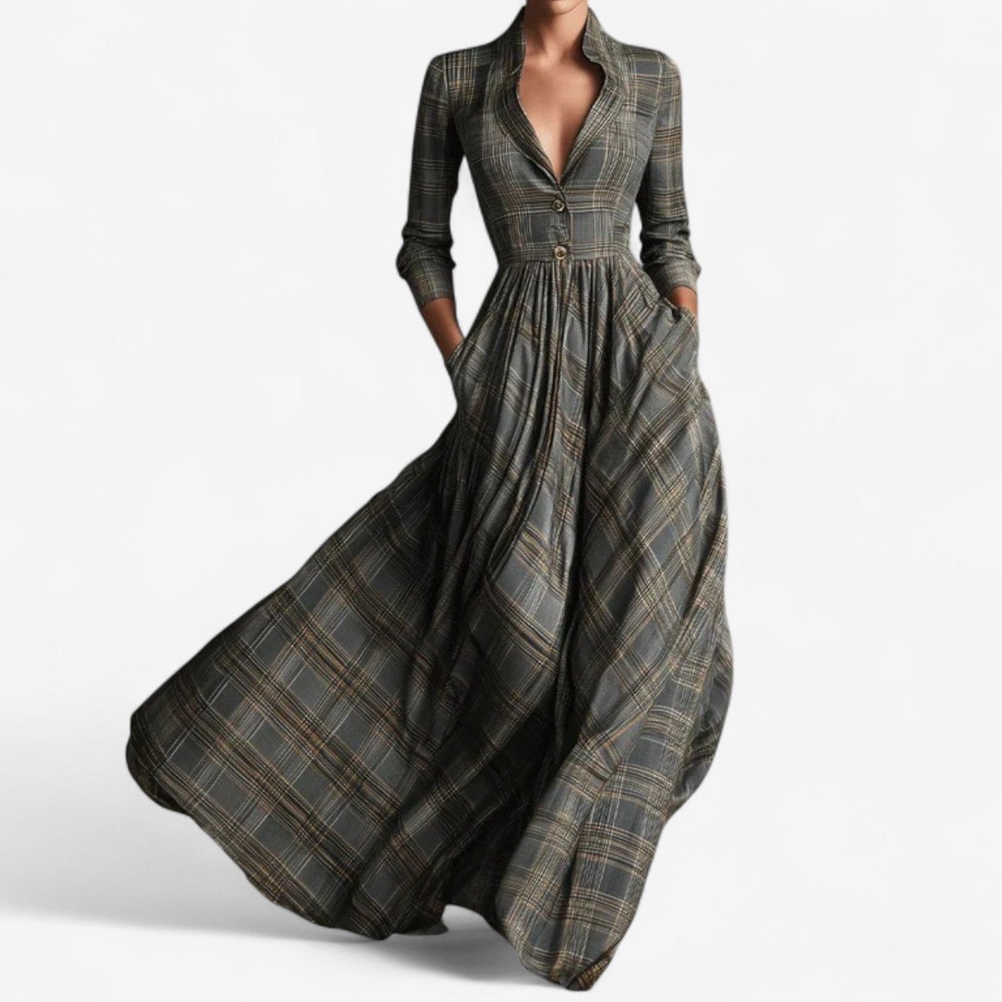 Amelia Rowe™ | The Windermere Plaid Dress