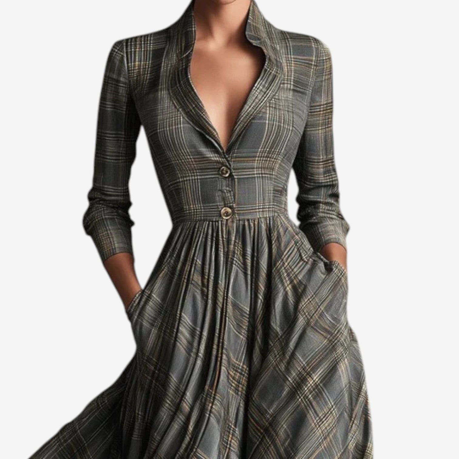 Amelia Rowe™ | The Windermere Plaid Dress